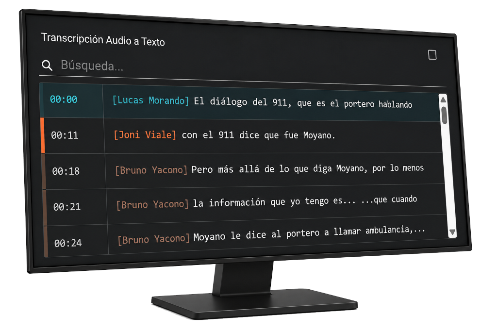 Transcripción de Audio a Texto