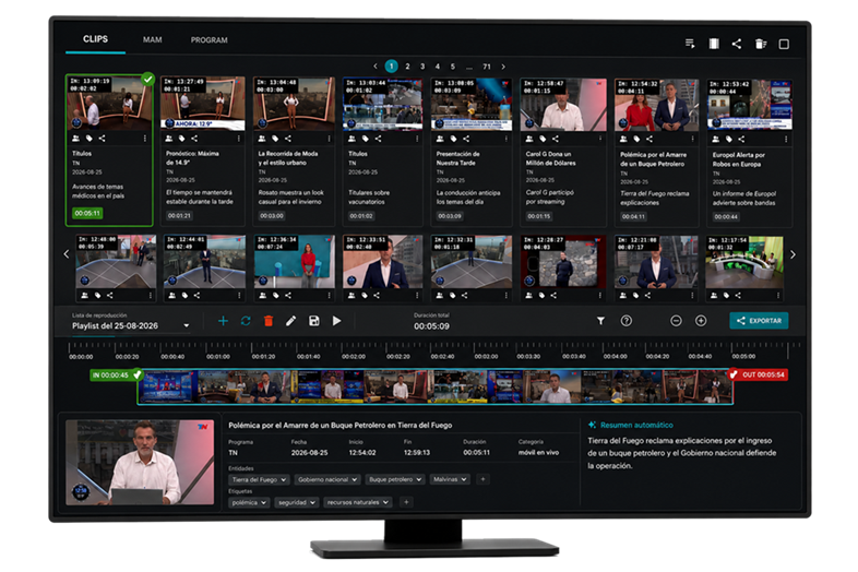 ViDeus Clipping Interface